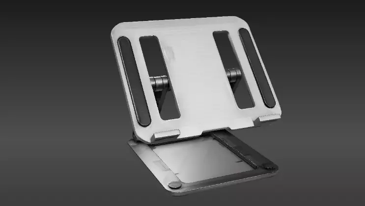 Premium Modern Laptop Stand 3D Model Minimalist Print-Ready 3D print model_1