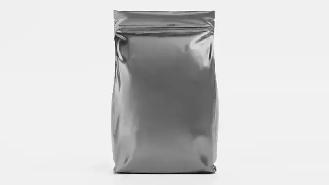 Resealable Spout Pouch Container V8 - Product Packaging Low-poly 3D model 4