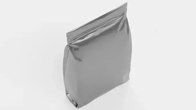 Resealable Spout Pouch Container V8 - Product Packaging Low-poly 3D model 2