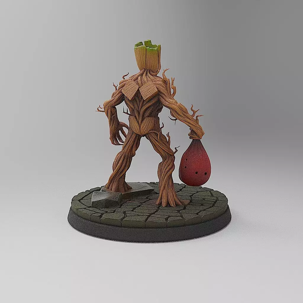 Halloween Groot 3D print model_17