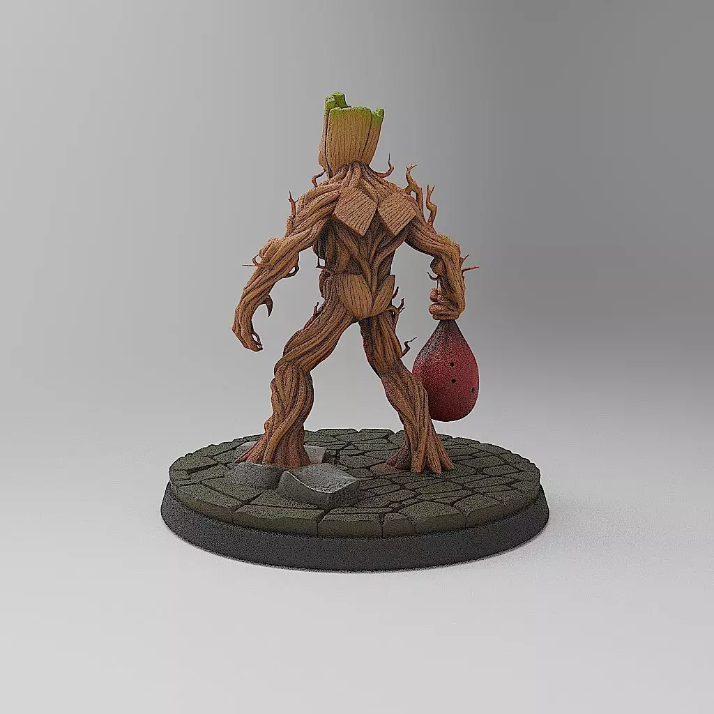 Halloween Groot 3D print model_15