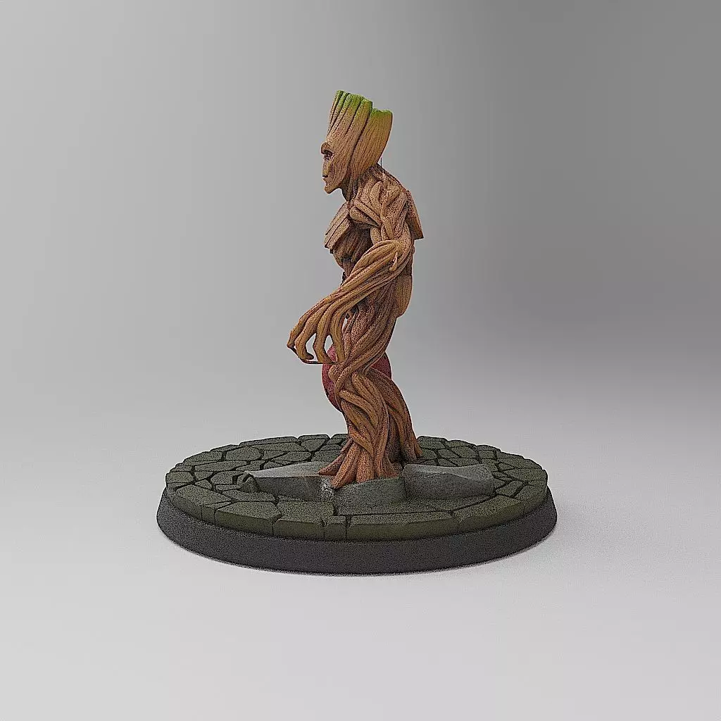 Halloween Groot 3D print model_12