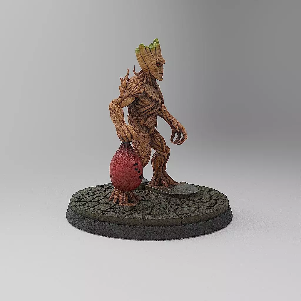 Halloween Groot 3D print model_6