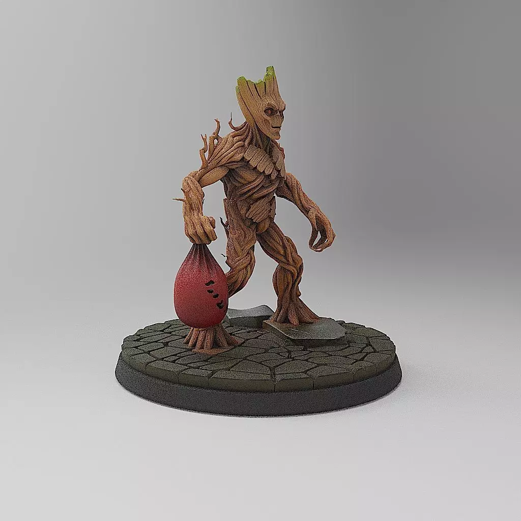 Halloween Groot 3D print model_7