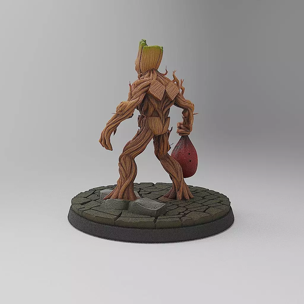 Halloween Groot 3D print model_14