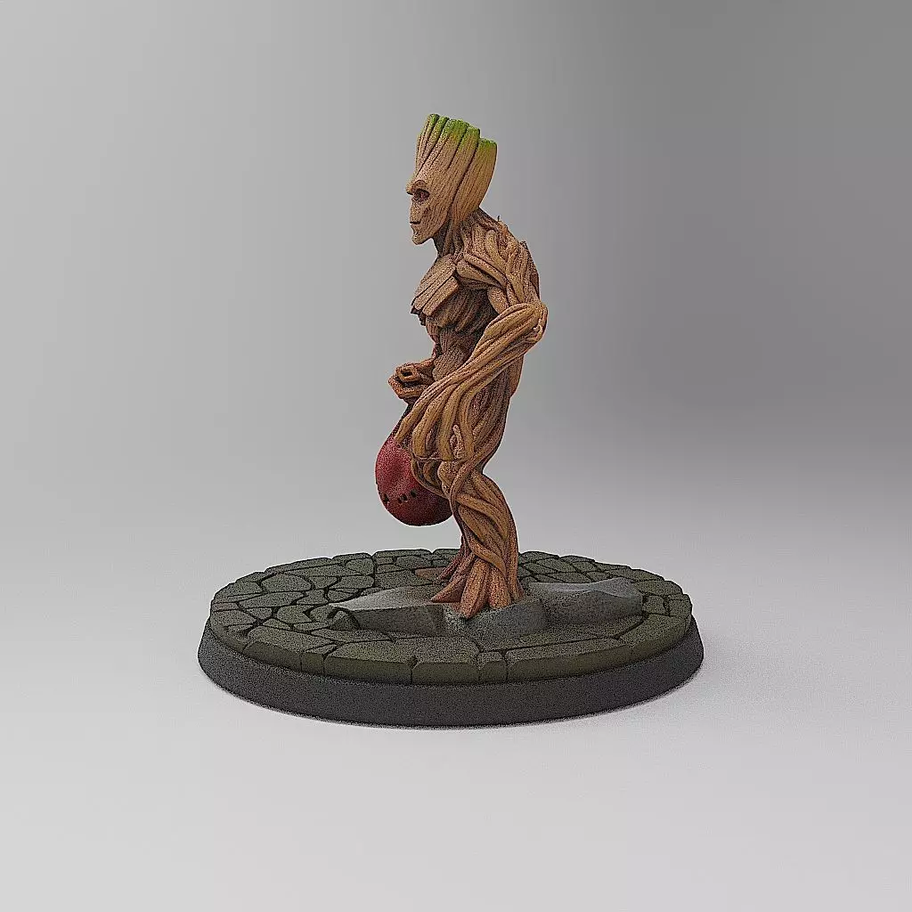 Halloween Groot 3D print model_11