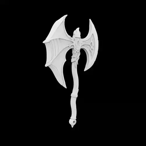 Dragon Wing Axe 3D Print Model