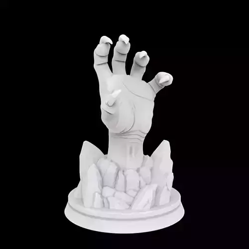 Monster Hand Emerging 3D Print Model