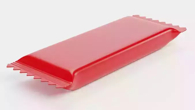 Energy Bar - Product Concept Packaging Low-poly 3D model 7