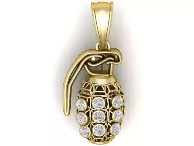 Boom Pendant 3D Printable Model 3D print model