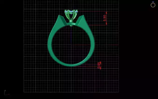 Persian Blossom Lace Ring