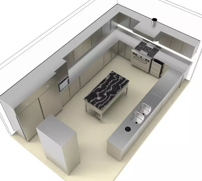KITCHEN 66 3D model_1