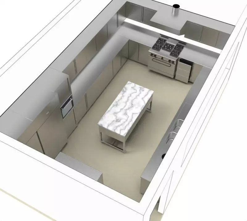 KITCHEN 66 3D model_2