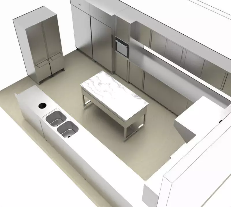 KITCHEN 66 3D model_3