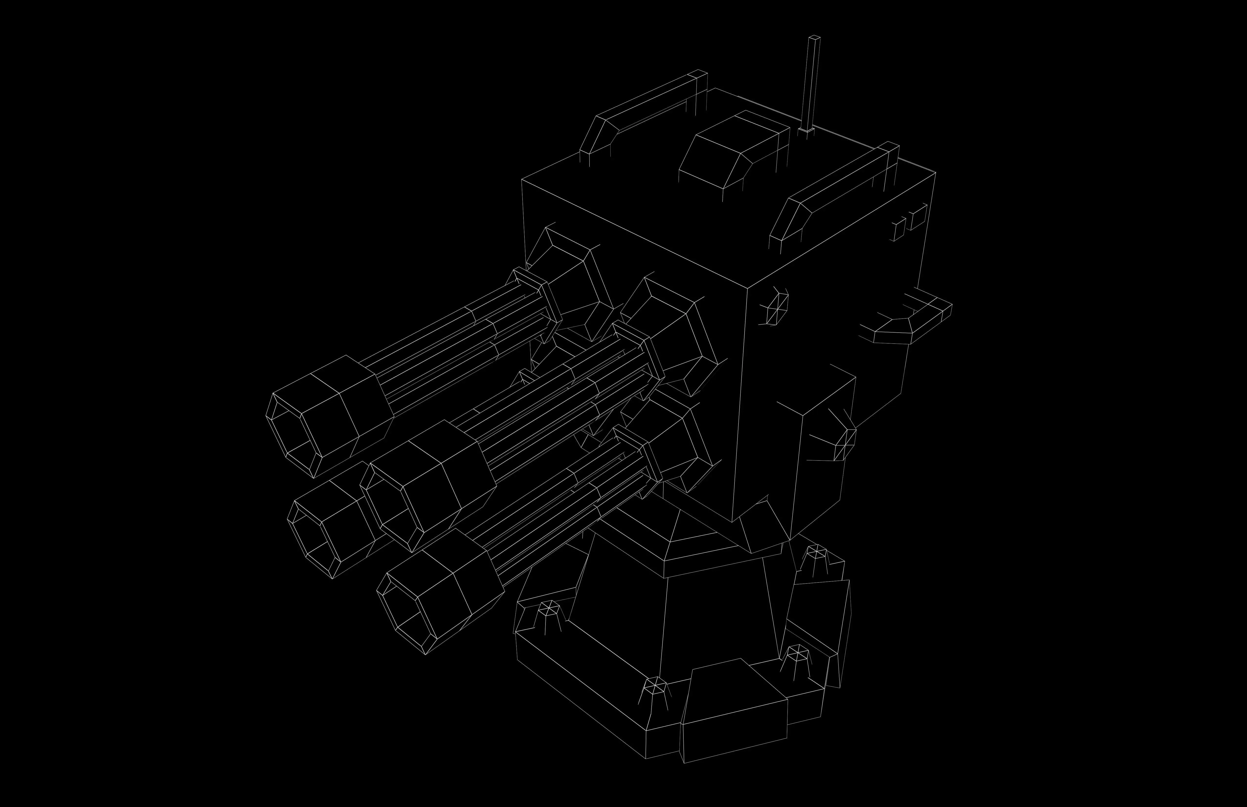 Tower Defence Mechanical v4 003 Low-poly 3D model_6