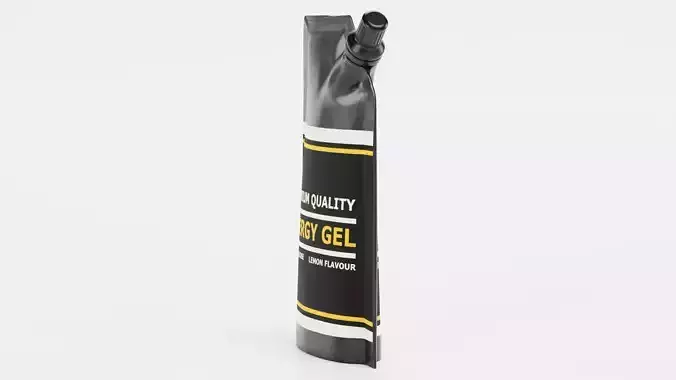 Energy Gel - Product Concept Packaging Low-poly 3D model 5
