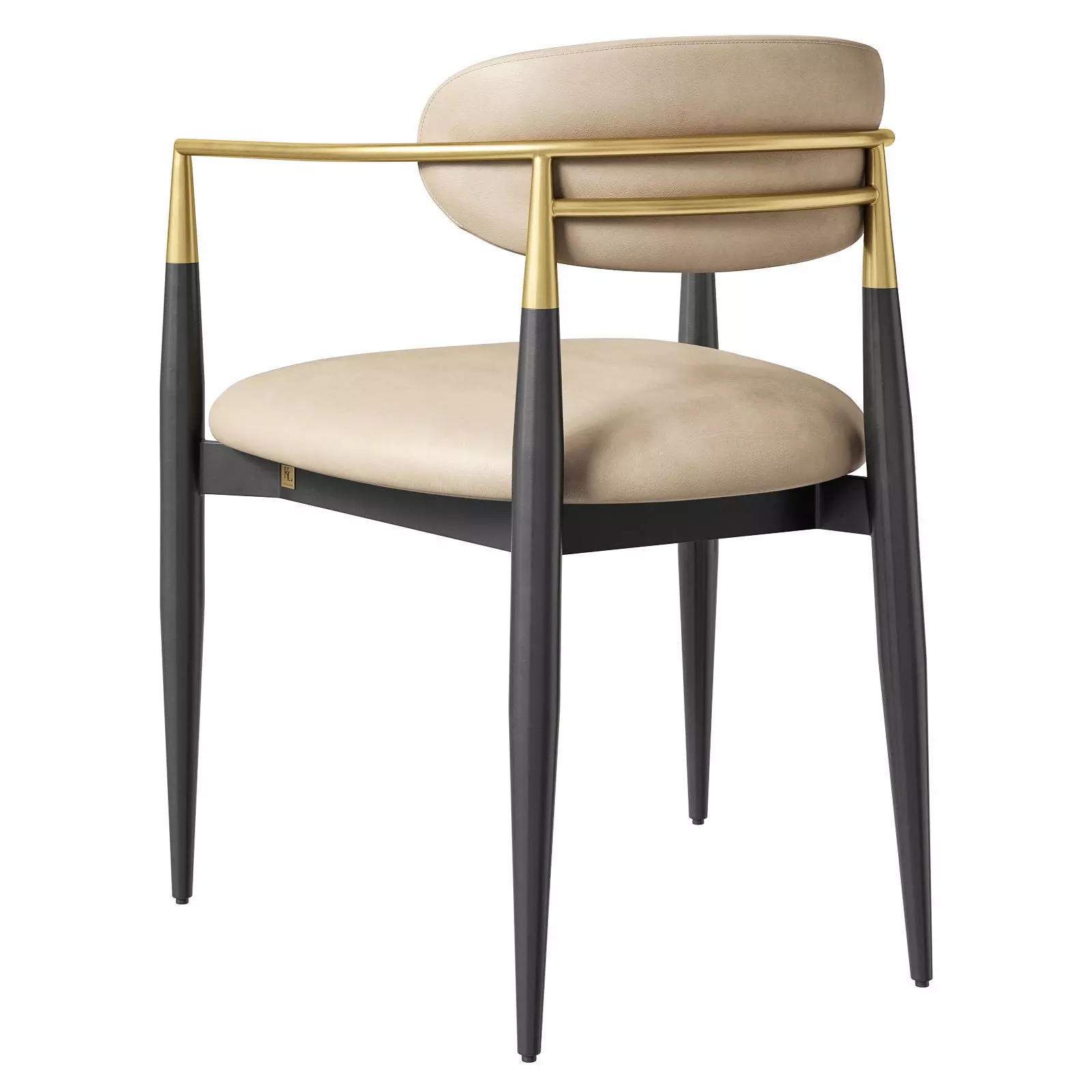 Koala Living dining chair Amy 3D model_1