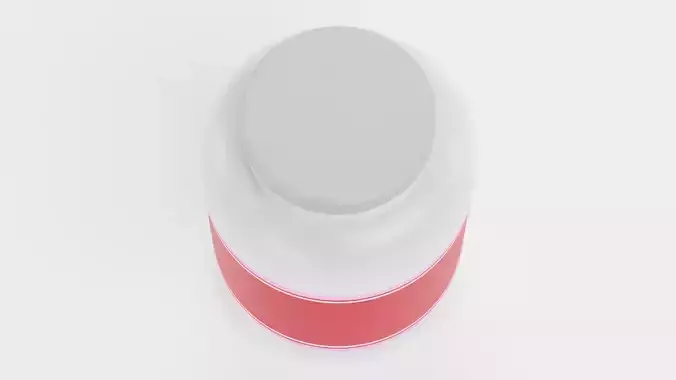 Gainer - Product Concept Packaging Low-poly 3D model 5