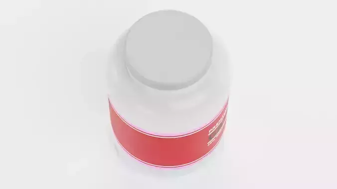 Gainer - Product Concept Packaging Low-poly 3D model 4