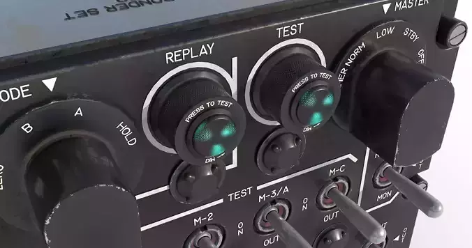 IDENTTIFICATION FRIEND OR FOR IFF CONTROL PANEL
