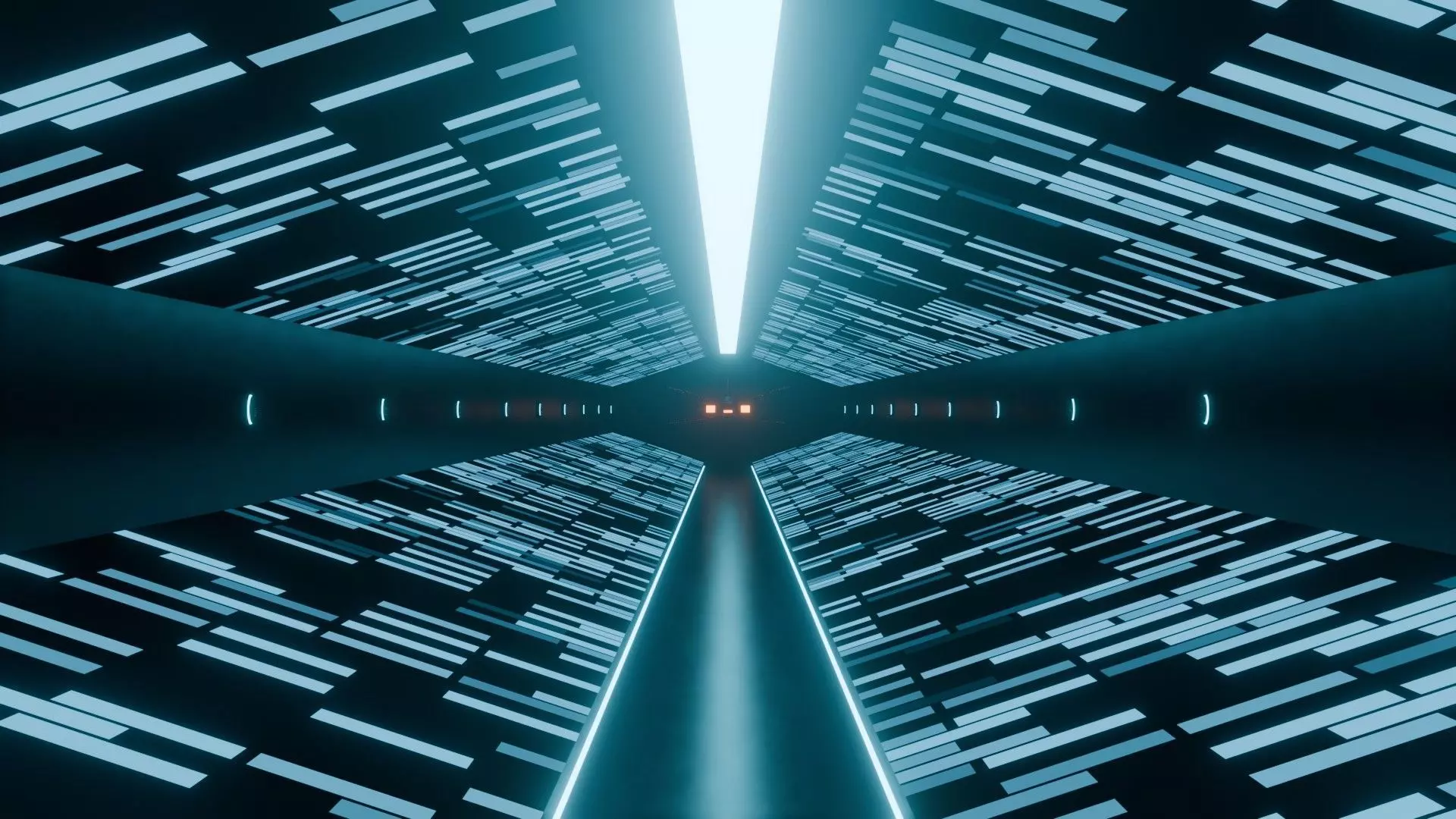 Sci-Fi Tunnel Animation 3D model_3