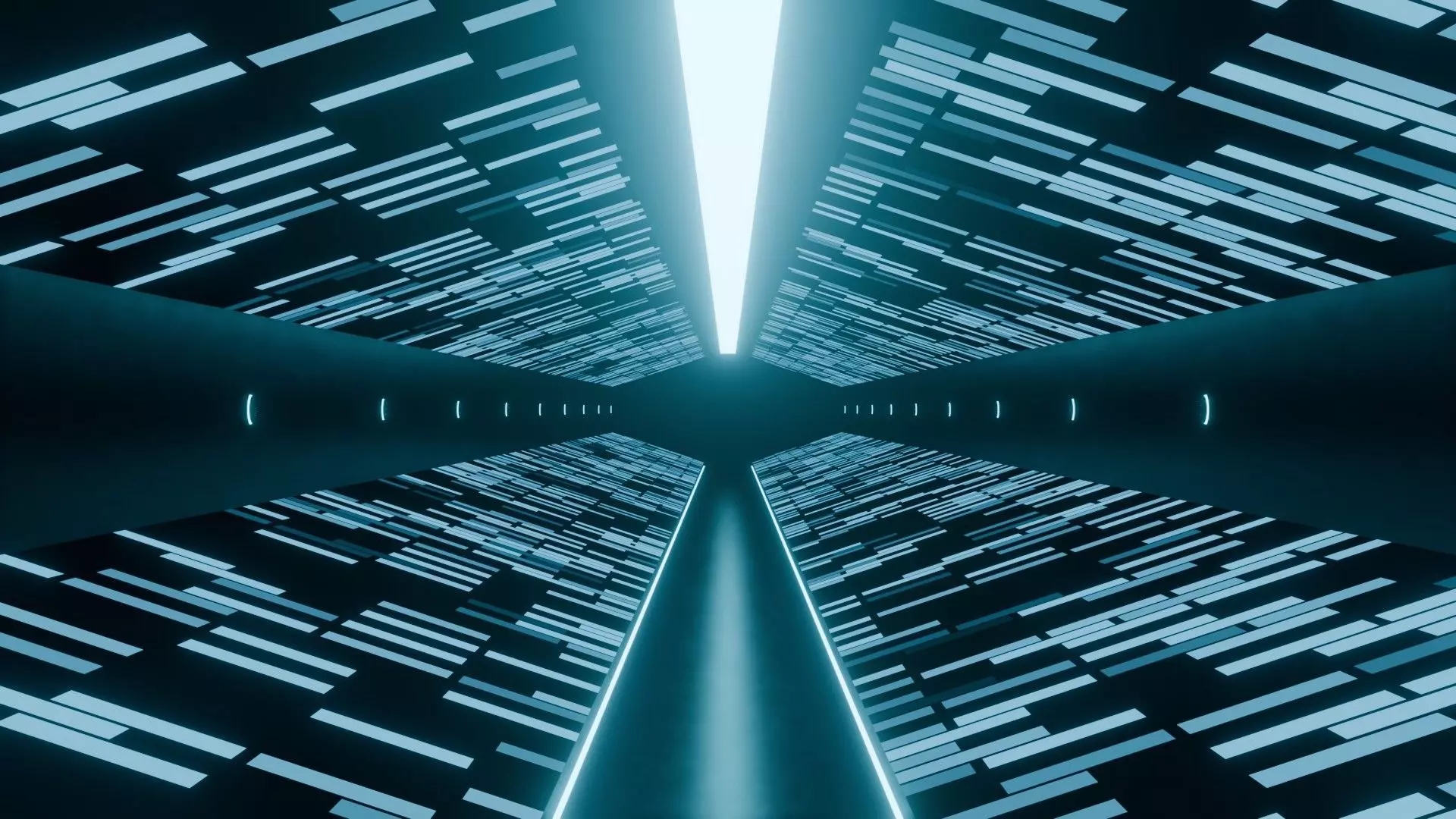 Sci-Fi Tunnel Animation 3D model_0