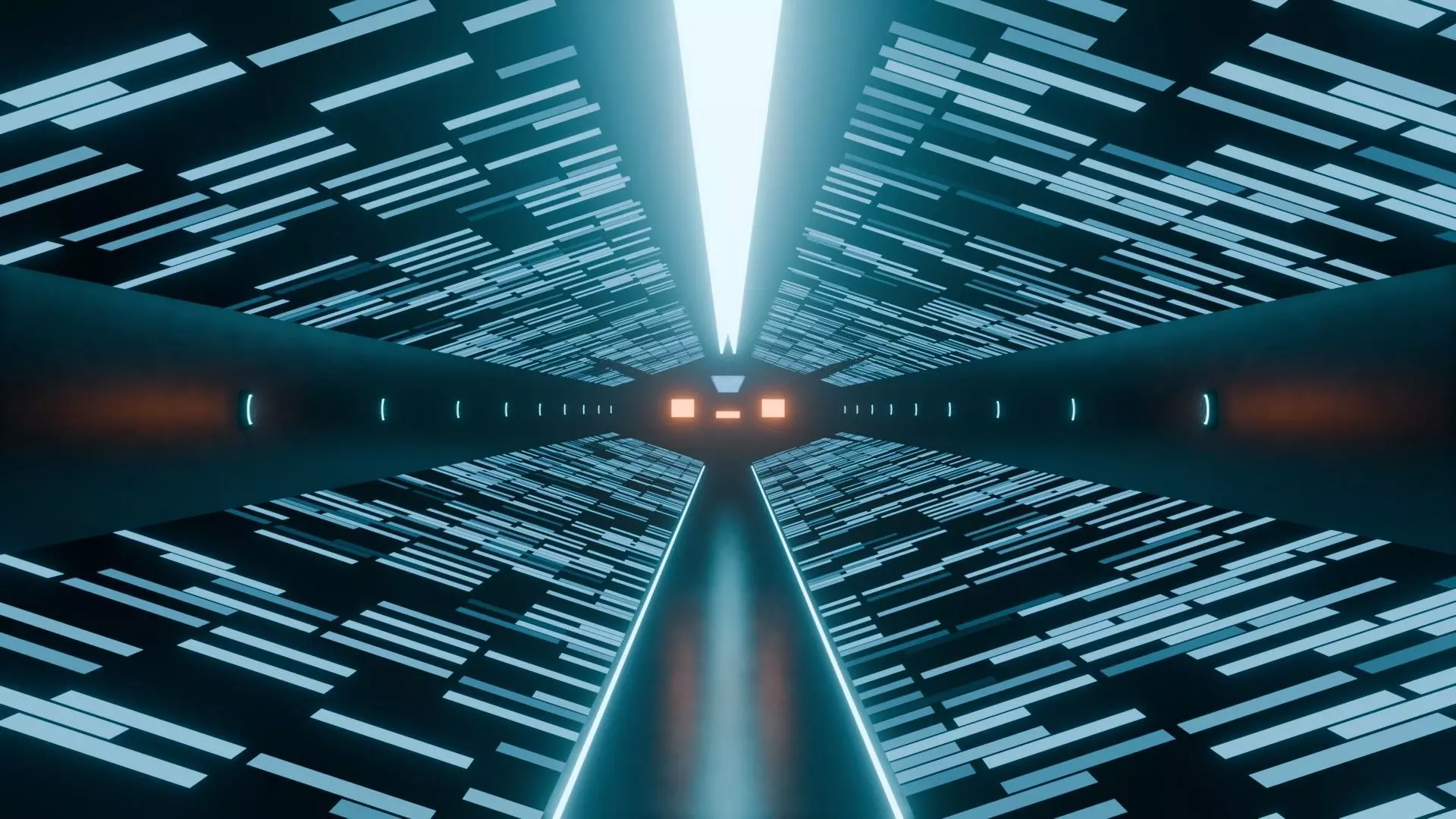 Sci-Fi Tunnel Animation 3D model_9
