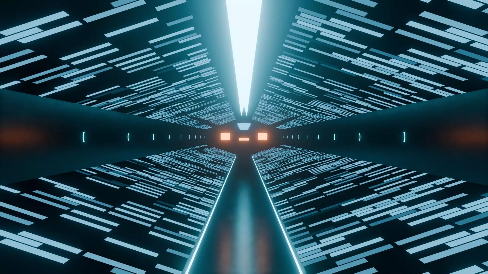 Sci-Fi Tunnel Animation 3D model_10