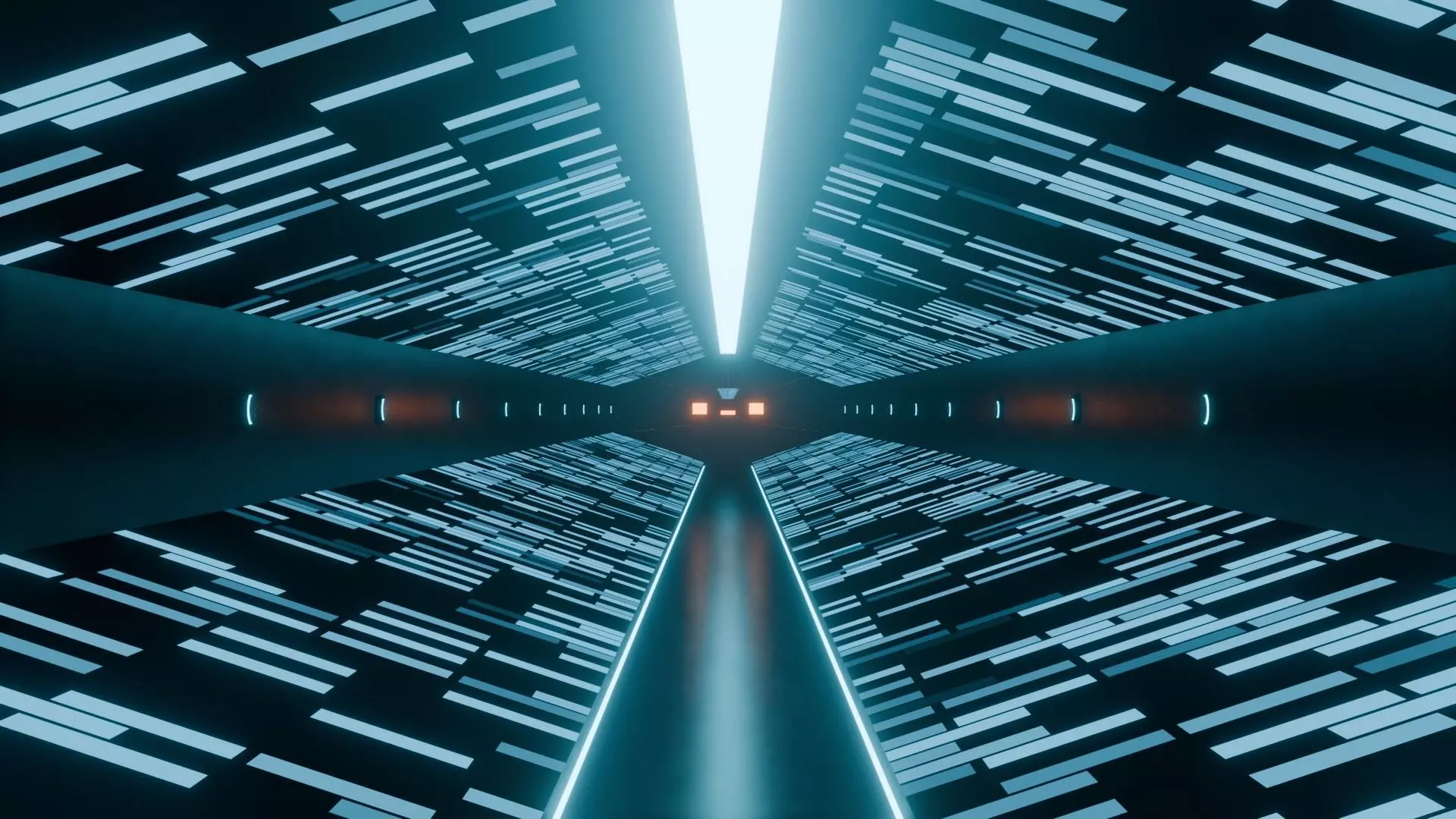 Sci-Fi Tunnel Animation 3D model_7