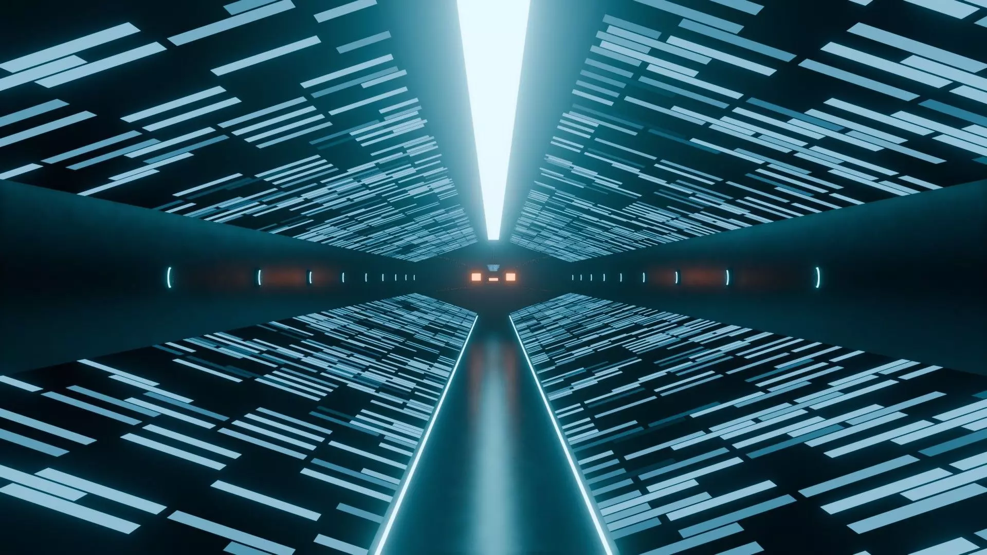 Sci-Fi Tunnel Animation 3D model_6
