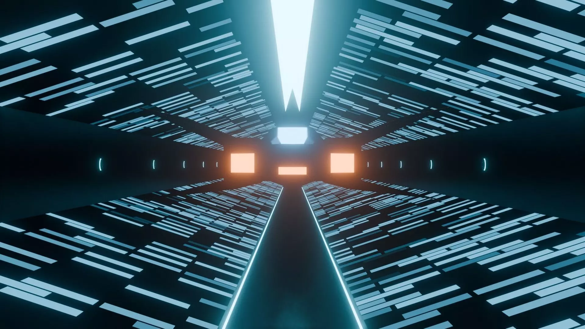 Sci-Fi Tunnel Animation 3D model_12