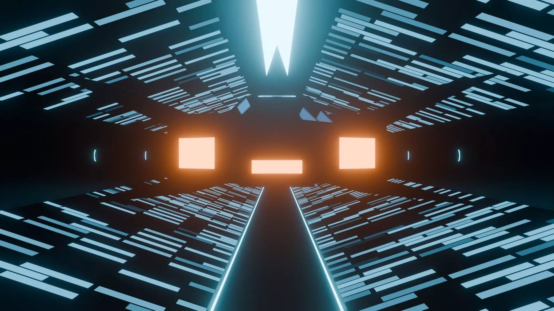 Sci-Fi Tunnel Animation 3D model_13