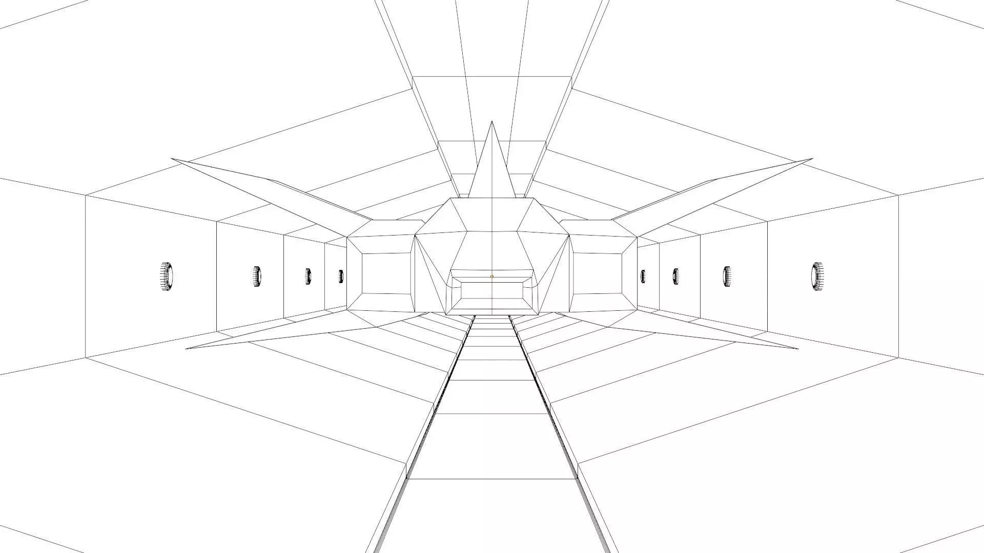 Sci-Fi Tunnel Animation 3D model_15