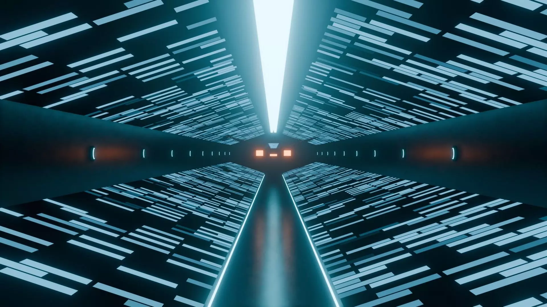 Sci-Fi Tunnel Animation 3D model_8