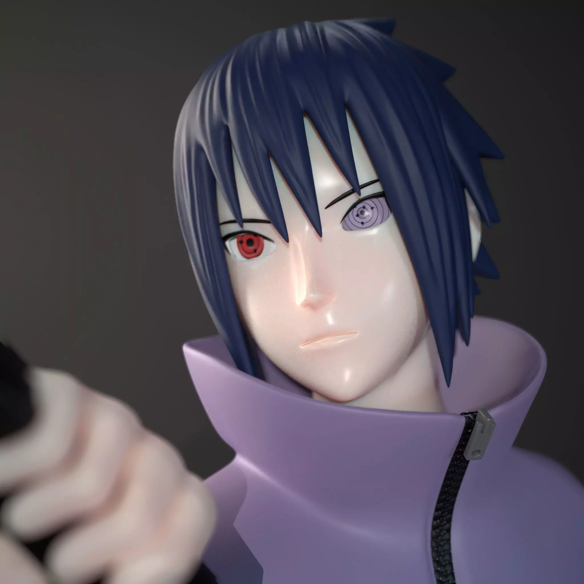 SASUKE Uchiha 3D Model 3D print model_2