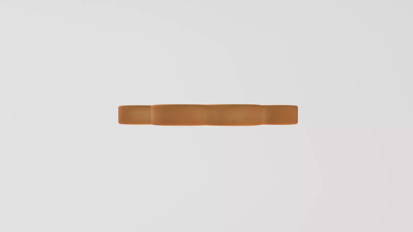 Stylized Low-Poly Paw Shaped Cookie Low-poly 3D model_6