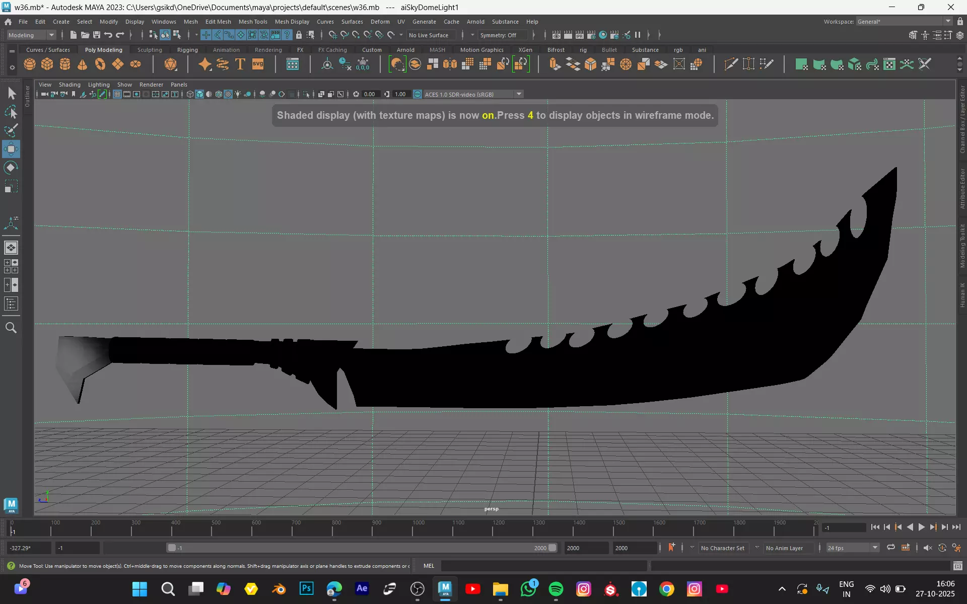 Devastator sword model Low-poly 3D model_3
