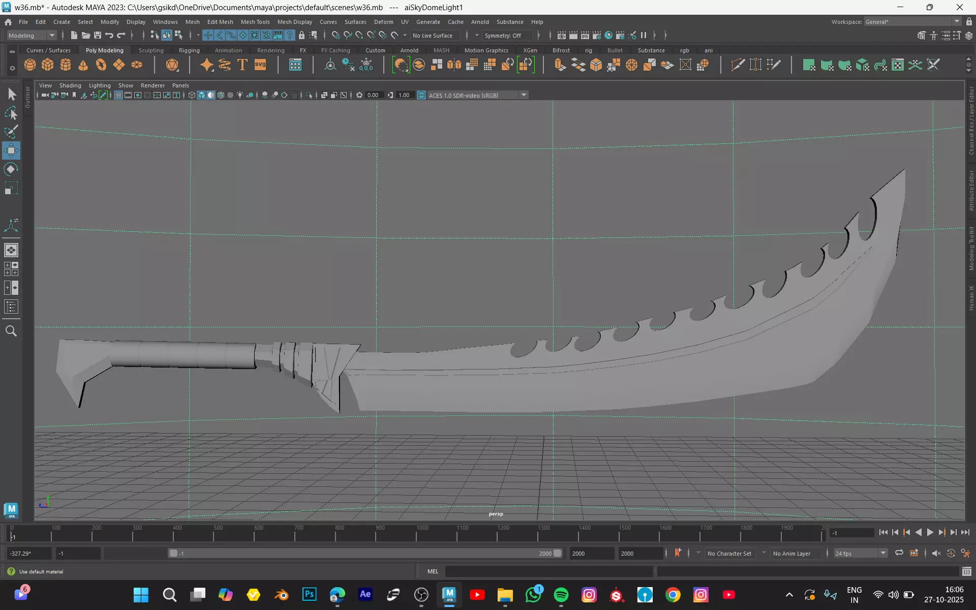 Devastator sword model Low-poly 3D model_4