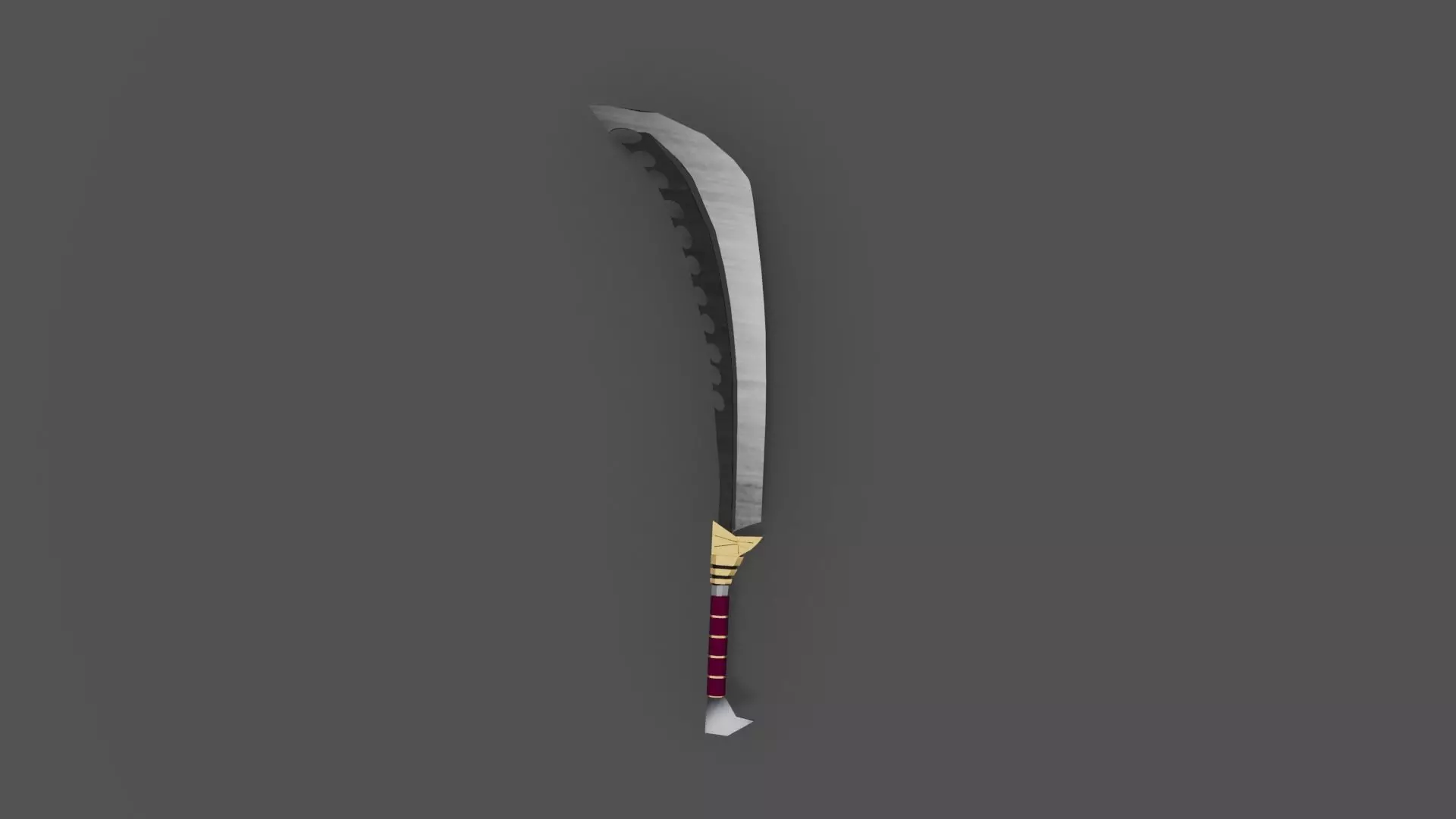 Devastator sword model Low-poly 3D model_6