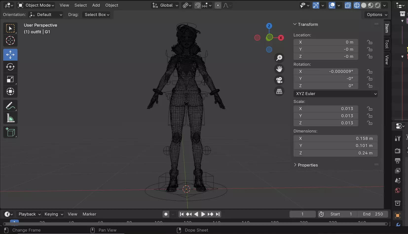 Peni Parker Parody Low-poly 3D model_12