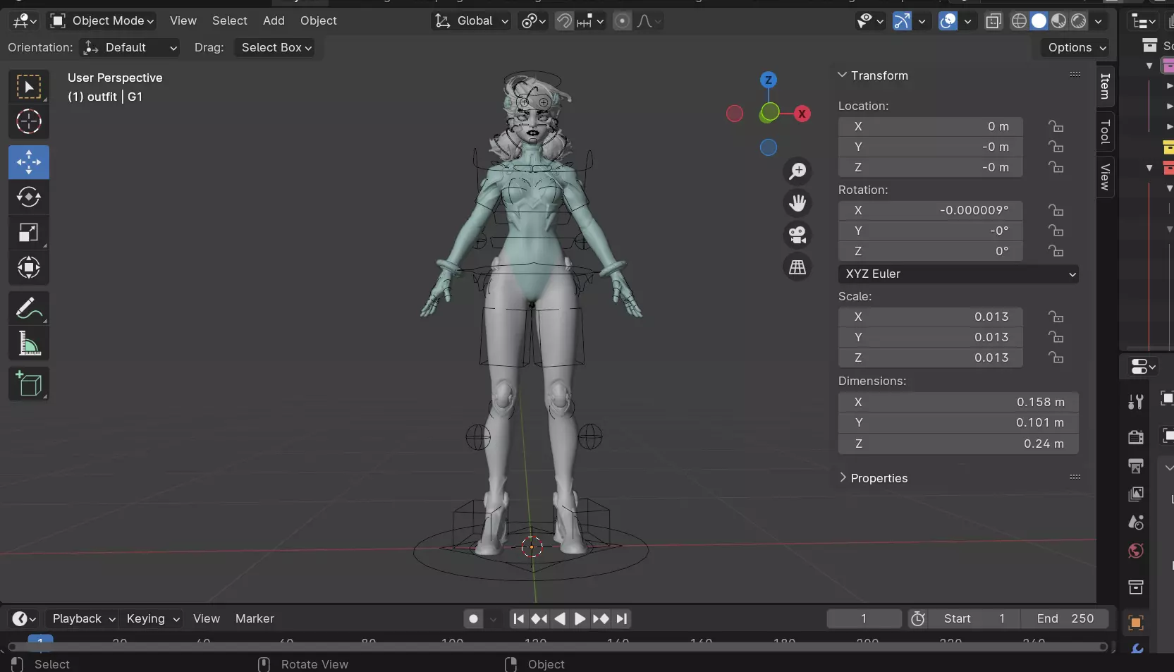 Peni Parker Parody Low-poly 3D model_11