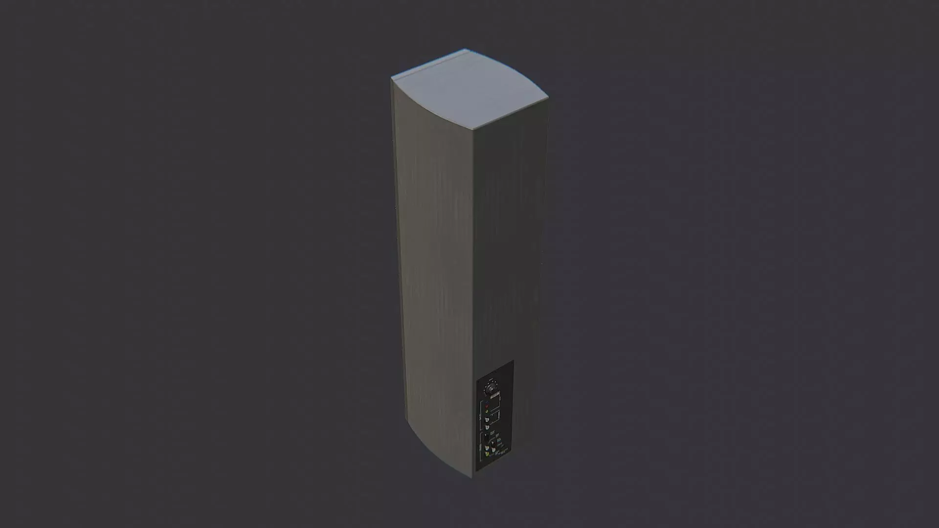 Interior Floor Speaker Cabinet for Home Audio Low-poly 3D model_3