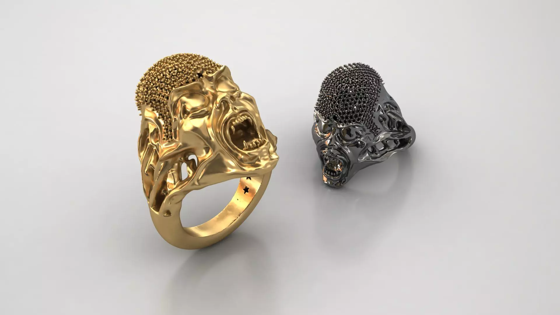 Eternal Roar ring 3D print model_0