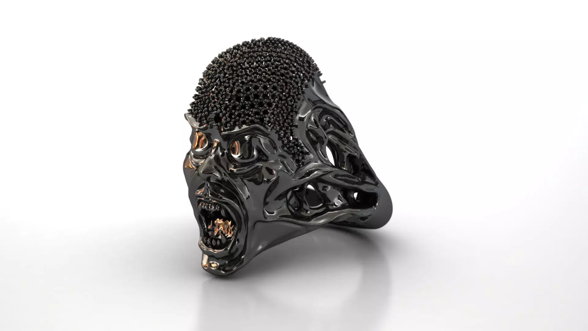 Eternal Roar ring 3D print model_5