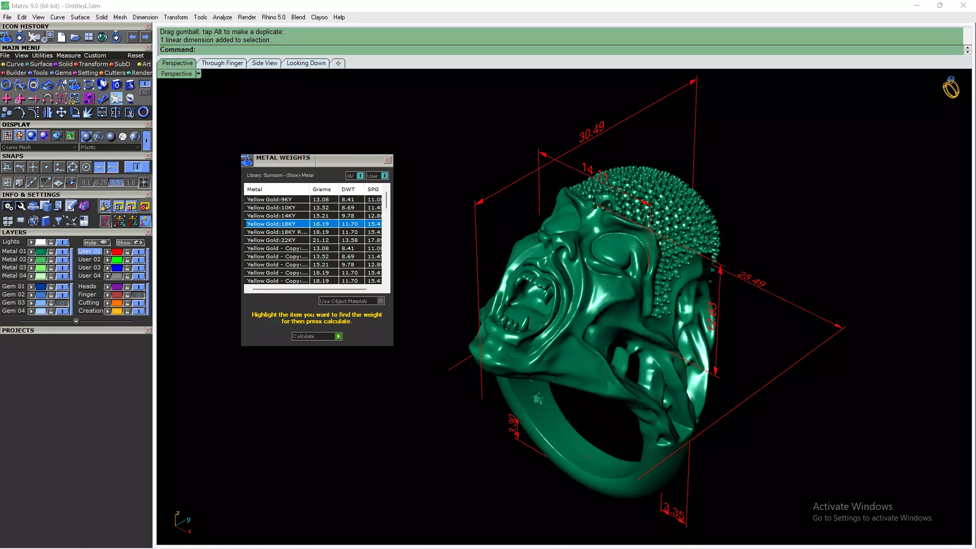 Eternal Roar ring 3D print model_7