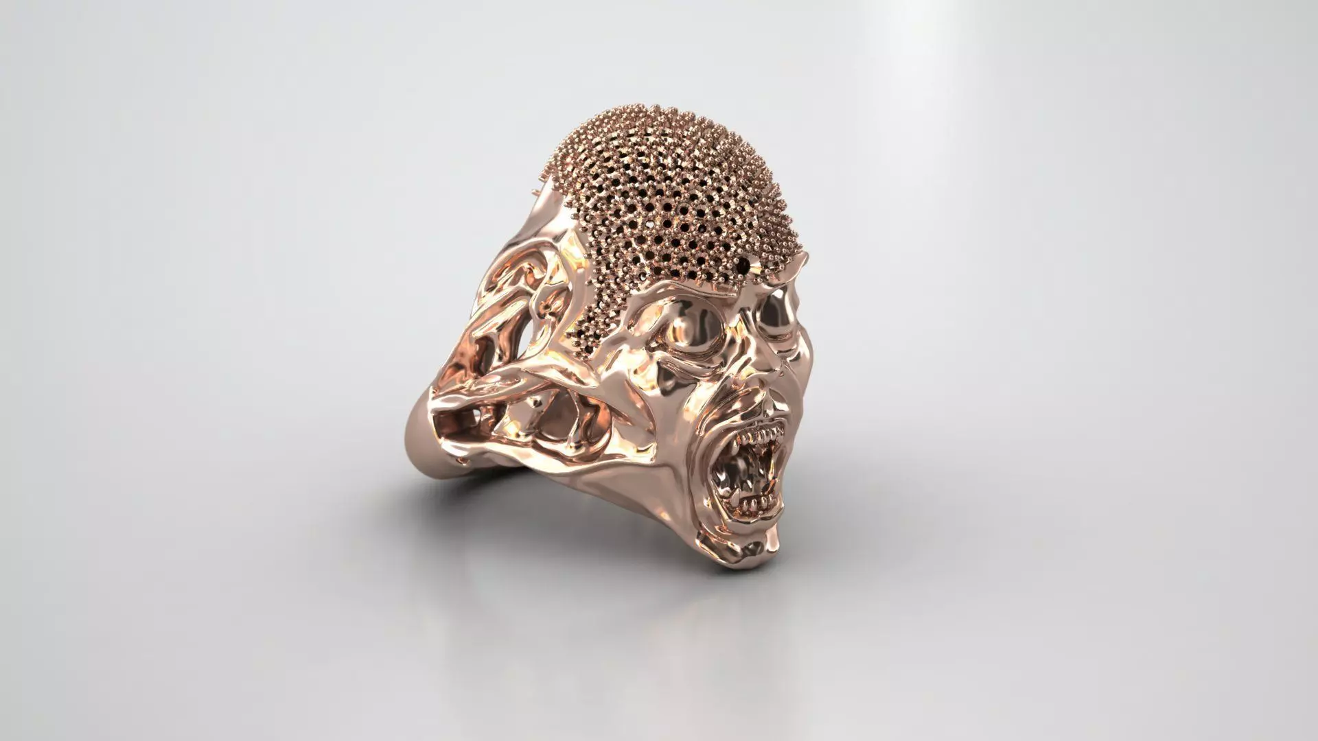 Eternal Roar ring 3D print model_3