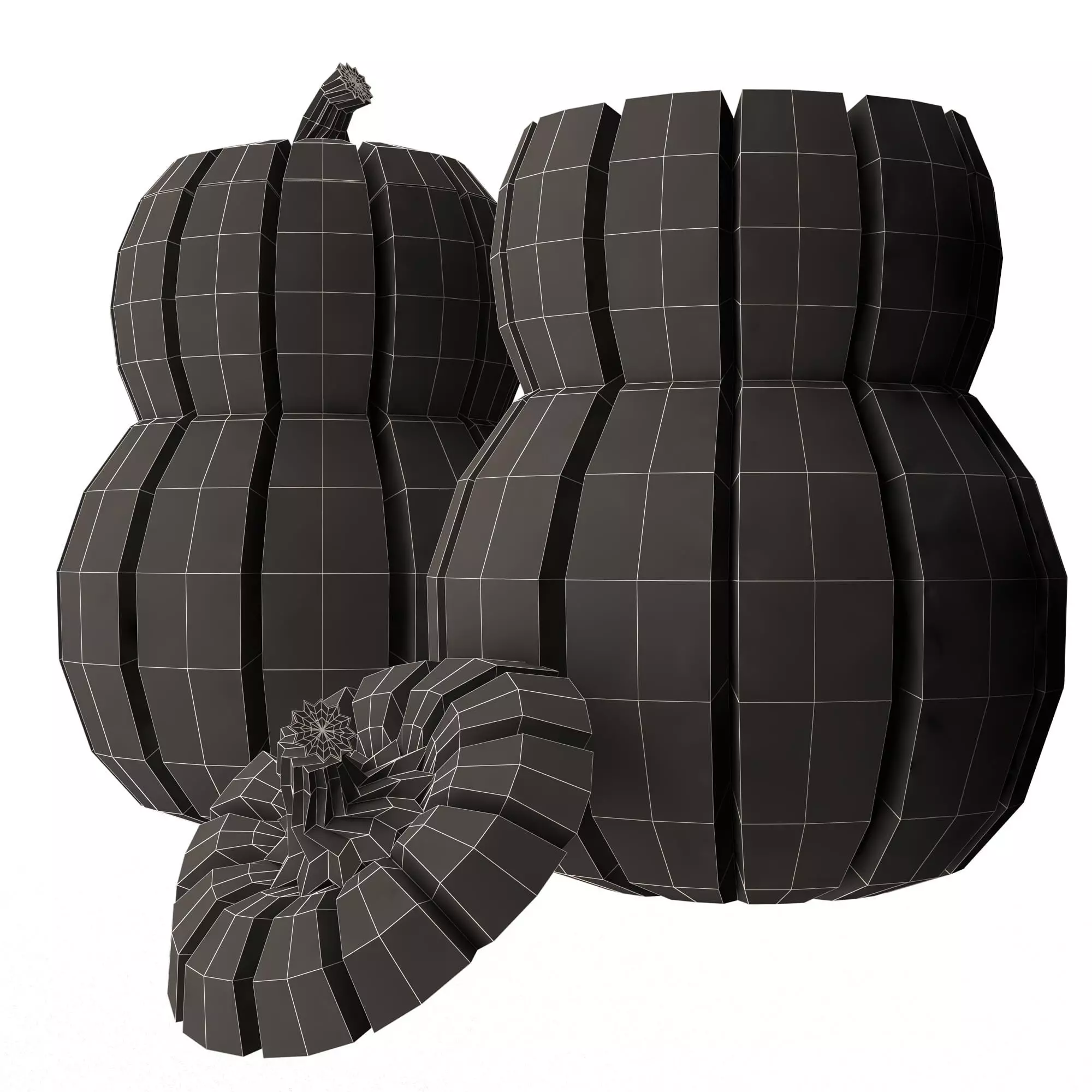 Pumpkin Candy Container 3D print model_14