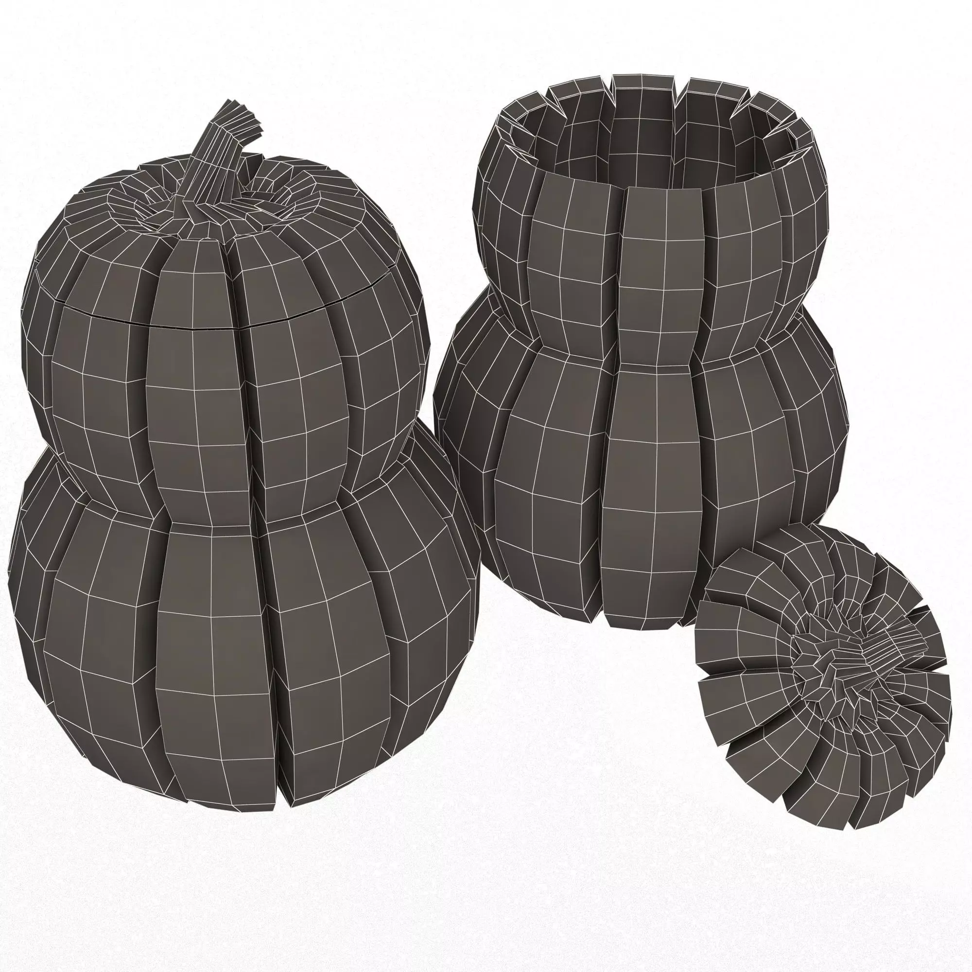 Pumpkin Candy Container 3D print model_13