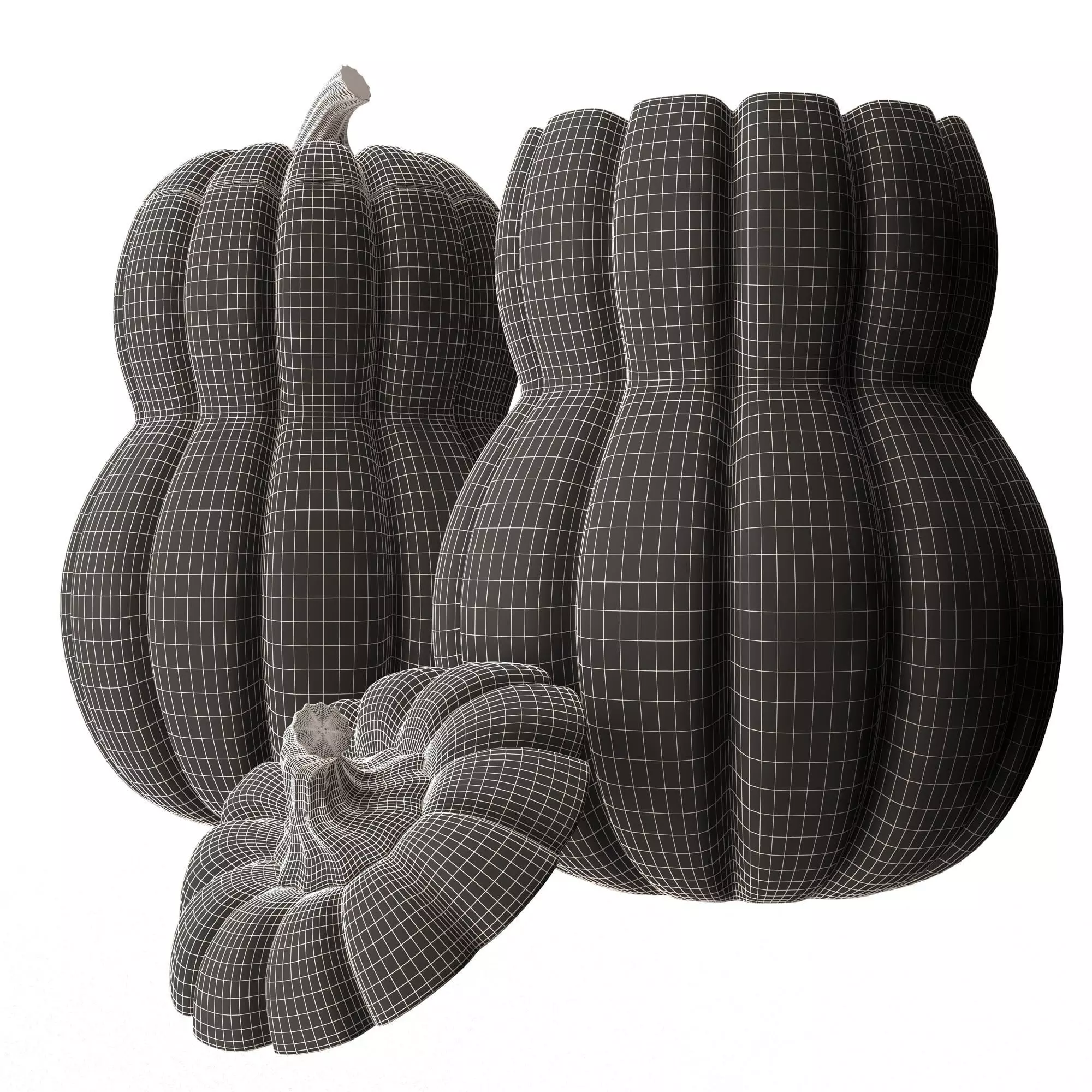 Pumpkin Candy Container 3D print model_8