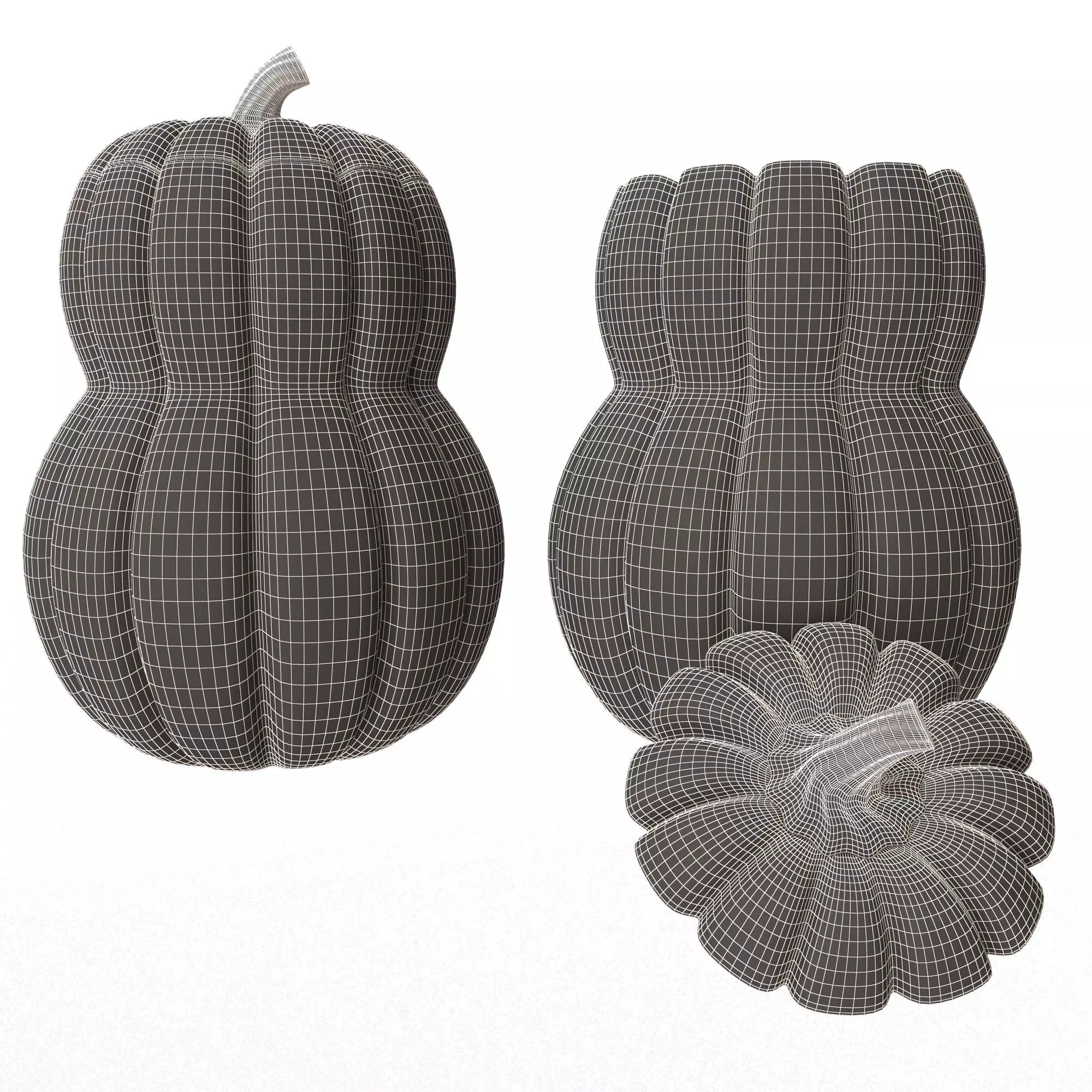 Pumpkin Candy Container 3D print model_6